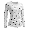 thumbnail image 1 of Arlun Womens Long Sleeve St. Patrick's Day Graphic Print T Shirts for Festive Holiday Celebration and Casual Wear Plus Size Slim Fit Crewneck Tee Tops White XL, 1 of 4