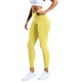 thumbnail image 1 of Arlun Womens Workout Seamless Scrunch Lifting High Waisted Gym Yoga Leggings Soft Lightweight Comfy Running Fitness Pants Fashion Solid Color Casual Tights Yellow XS, 1 of 5