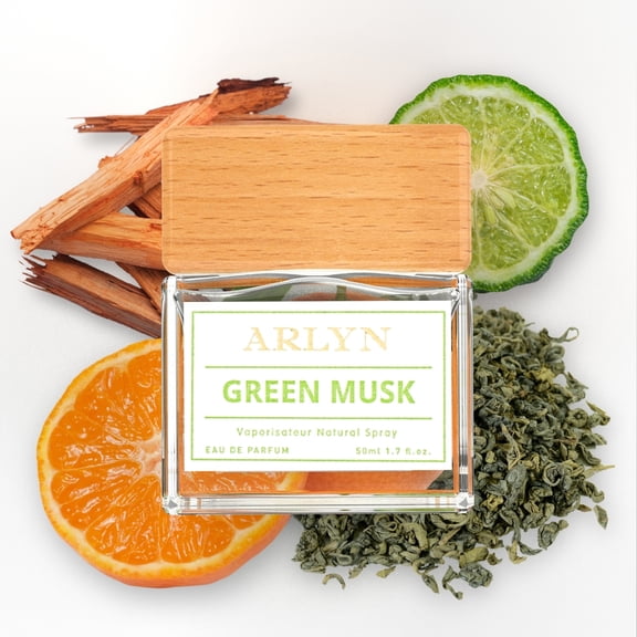 Arlyn Green Musk, Eau de Parfum Unisex Fragrance, 1.7 oz Liquid