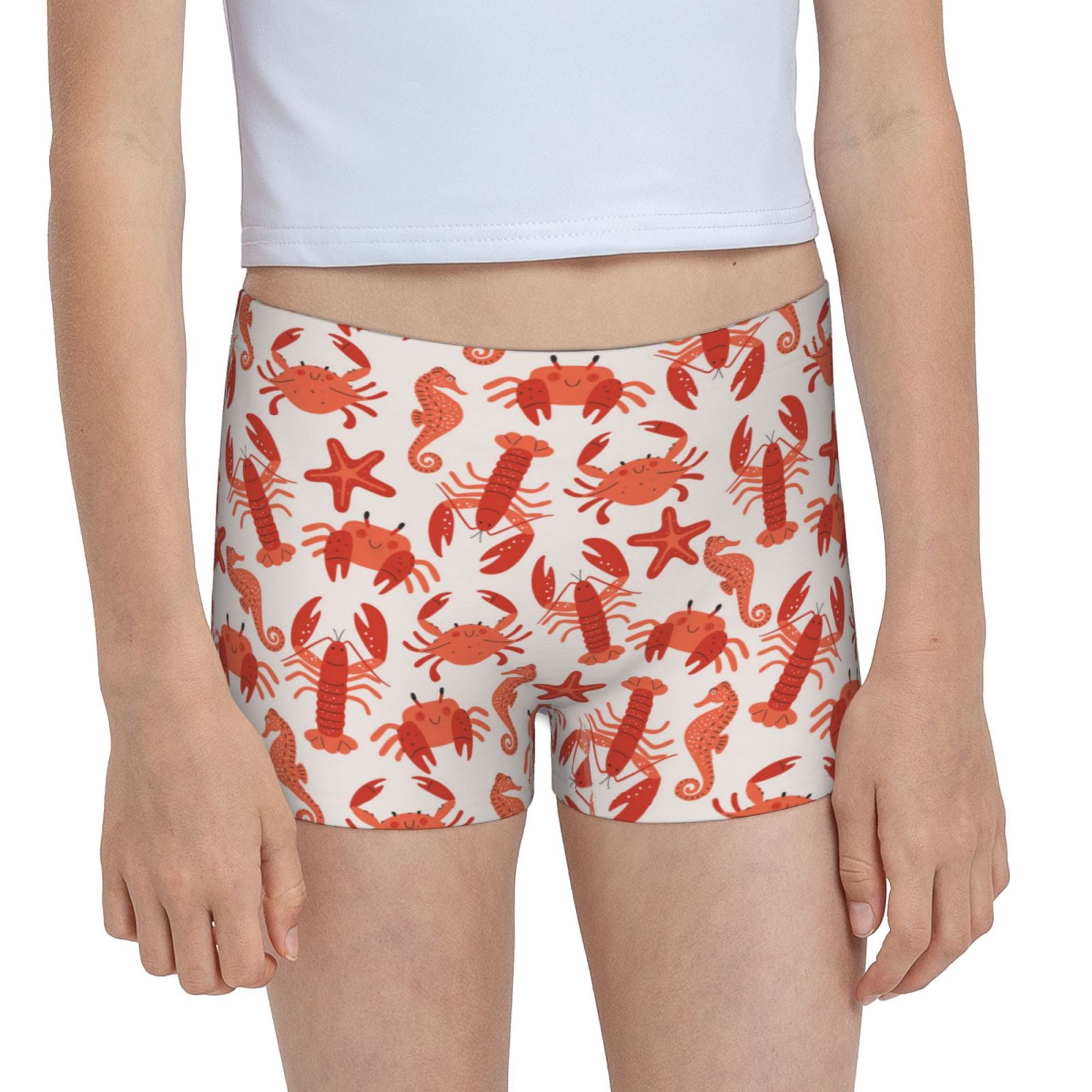 Easygdp Sea Creatures Girls Hipster Cotton Underwear Little Girls