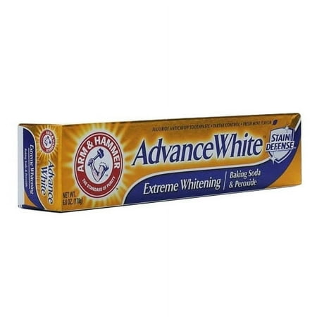 Arm And Hammer Advance White Baking Soda And Peroxide Tartar Control Toothpaste - 4.3 Oz, 3 Pack