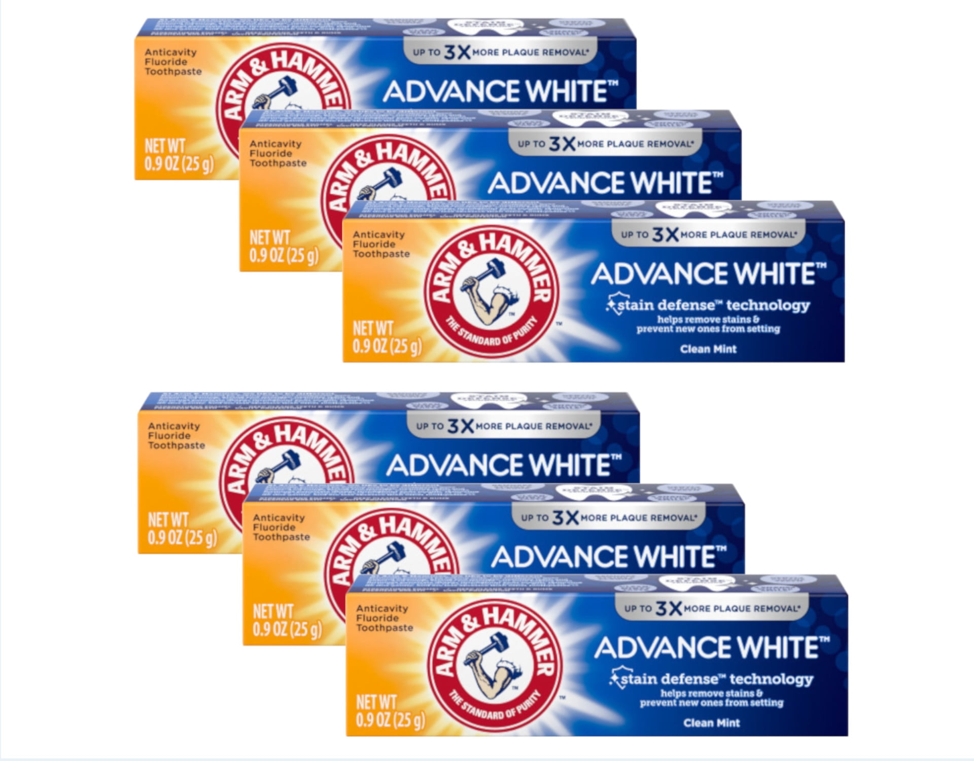 Arm And Hammer Advanced White Peroxide Whitening Toothpaste Travel