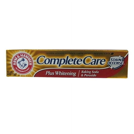 Arm And Hammer Complete Care Fluoride Toothpaste Plus Extra Whitening, Mint - 6 Oz, 2 Pack