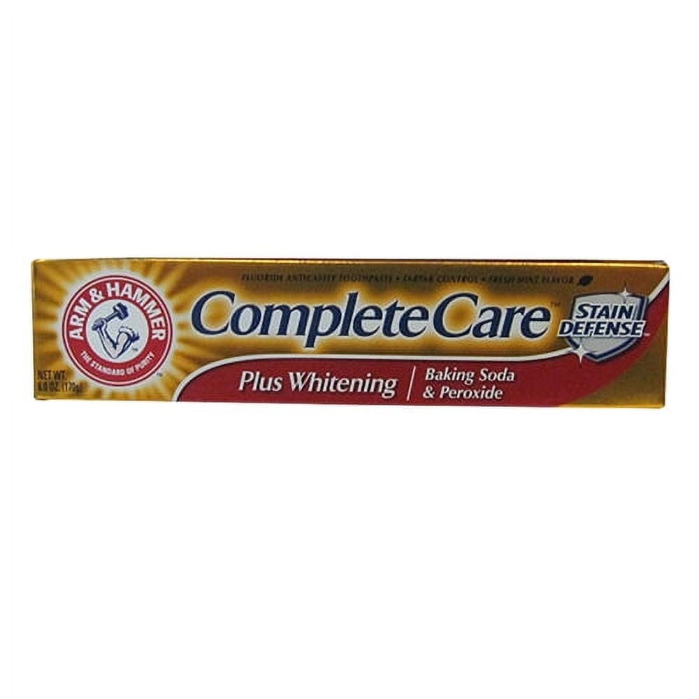 Arm And Hammer Complete Care Fluoride Toothpaste Plus Extra Whitening, Mint - 6 Oz, 3 Pack