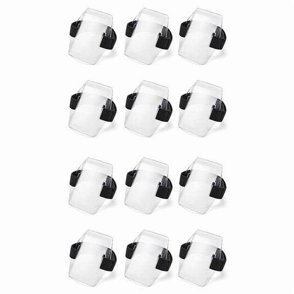 Arm Badge Holder - 12Pcs Armband ID Card Holder Waterproof Armband Badge with Adjustable Elastic Strap