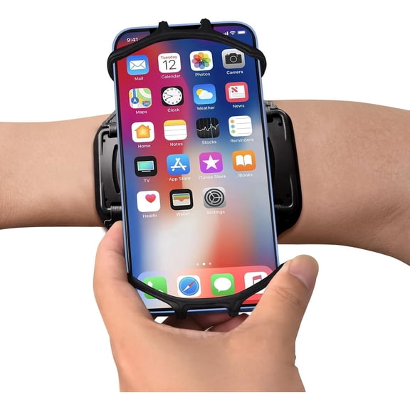 Arm Band for Phone for Running with Keychain,iPhone Arm Band for Runners 360Rotation for iPhone 16/15/14/13/12/Pro/Pro Max/XS/,for 4.7-6.5 inch Smartphones,Suitable for Fitness and Running