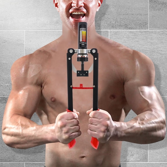 New Hydraulic Power Twister Spin Button 25 Gears Adjustable, Arm Blaster Forearm Workout Equipment, Thickened Carbon Steel, Handle Wear-Resistant Non-Slip PP Soft Rubber
