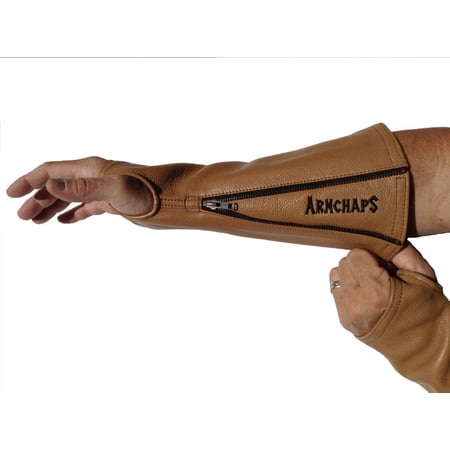 Arm Chaps Leather Protective Arm Sleeves/Guards for Ultimate Arm Protection (Sold in Pairs)