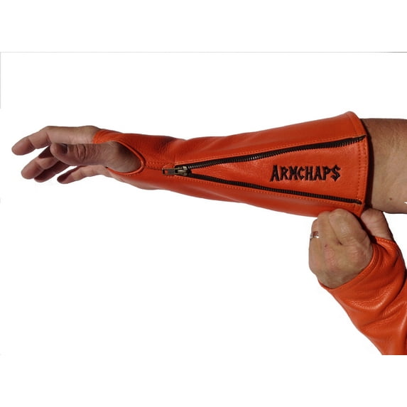 Arm Chaps Leather Protective Arm Sleeves/Guards for Ultimate Arm Protection (Sold in Pairs)
