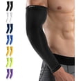 thumbnail image 1 of Arm Compression Sleeves for Men Women Youth, UV Protection 20-30mmHG Support Tattoo Cover, Breathable Moisture-Wicking, 1 of 1