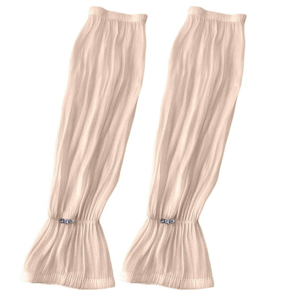 Arm Cover Arm Cover Ladies Lace Fashion Cute Sun Cool Loose Long Length Cool To Breathable Stretchy Pearl Ribbon Silk