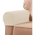 thumbnail image 1 of Universal Stretch Arm Covers Set of 2, Checkered Pattern Sofa Slipcovers for Armchairs, Hook and Loop Closure for Damage-Free Fit, Pet Proof Furniture Covers, 1 of 6