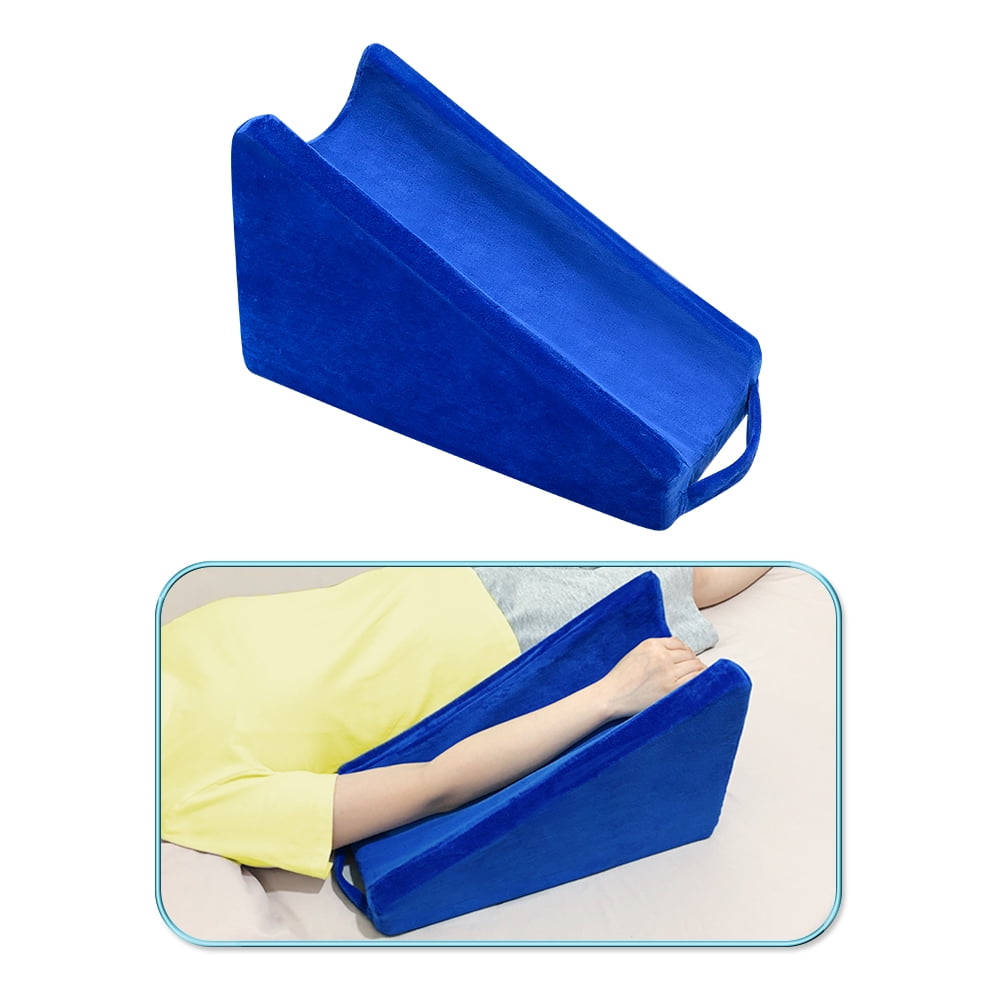 Arm Elevation Pillow Support Wedge Elevating Arm Medical Pillow Post Surgery Elevated Surgical Wedge Arm Pillows for Sleeping Elbow Therapy Wedge Foam Support Hand Elevator Broken Arm Wrist Recovery