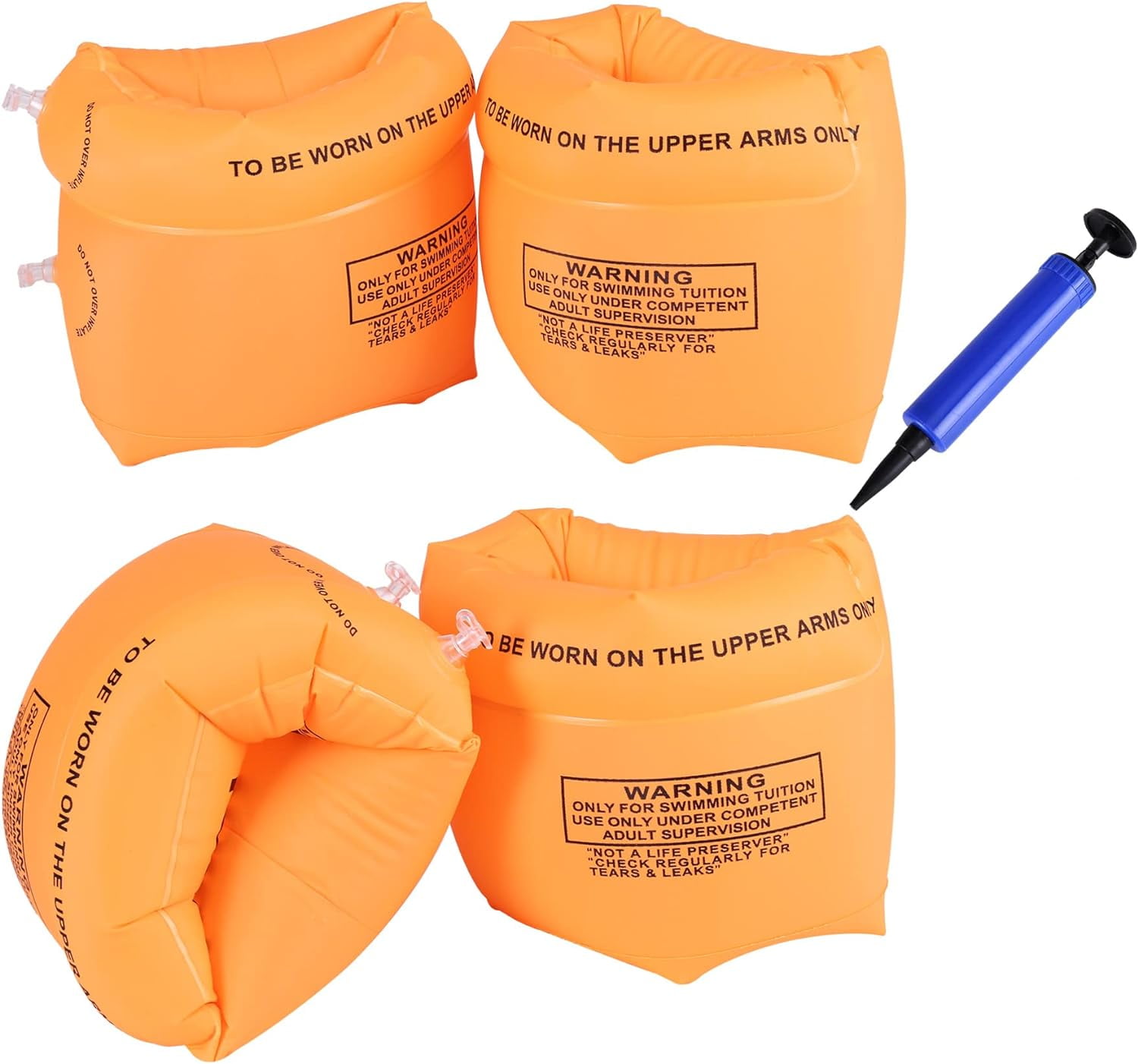 Arm Floaties Inflatable Swim Arm Bands Floater Sleeves Swimming Rings ...