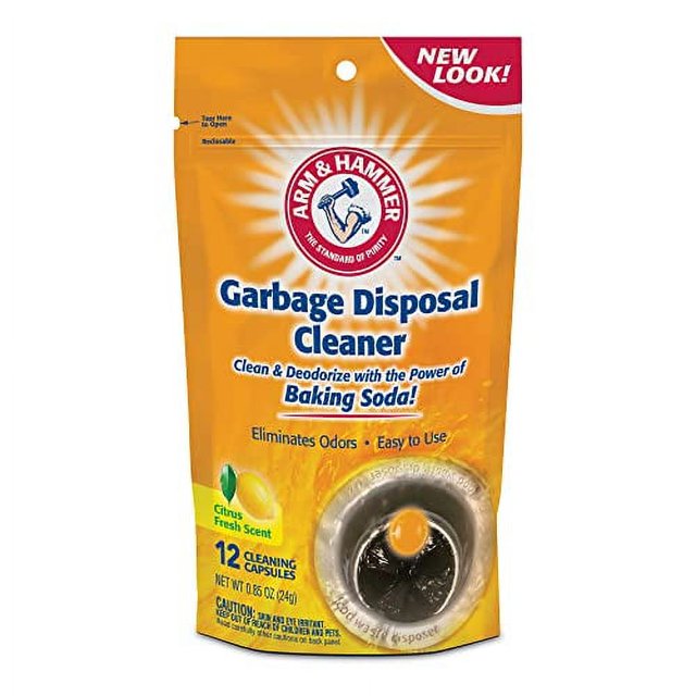 Arm & Hammer 12Count Sink Garbage Disposal Cleaner, Freshener