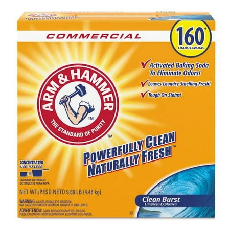 Arm Hammer™-1PK Powder Laundry Detergent, Clean Burst, 9.86 Lb Box, 3-carton