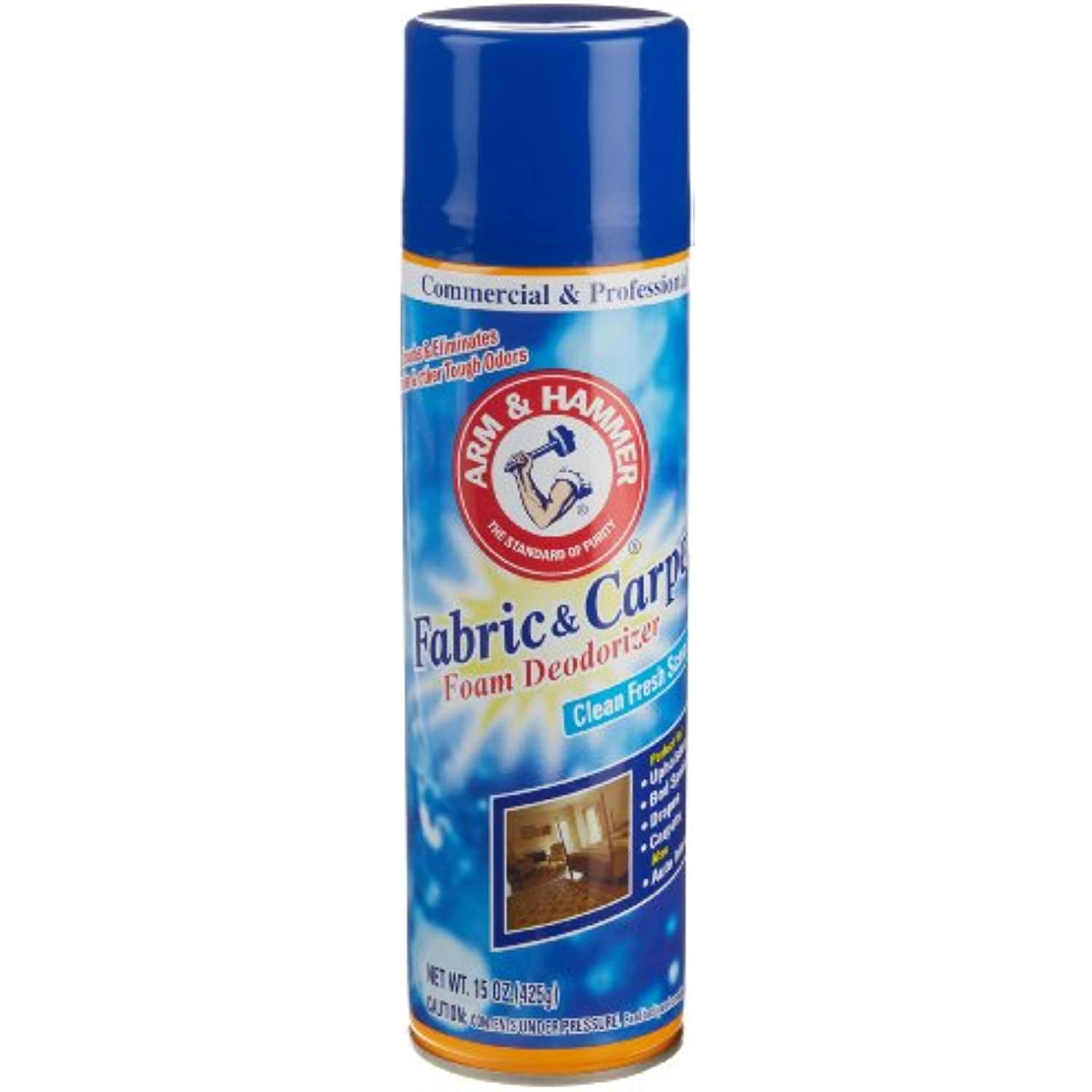 Arm & Hammer 3320000514Ct Fabric And Carpet Foam Deodorizer, Fresh