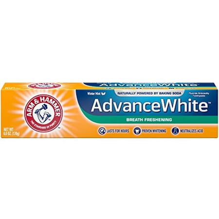 Arm & Hammer Advance White Breath Freshening Toothpaste, 6 Oz.(Pack Of 2)
