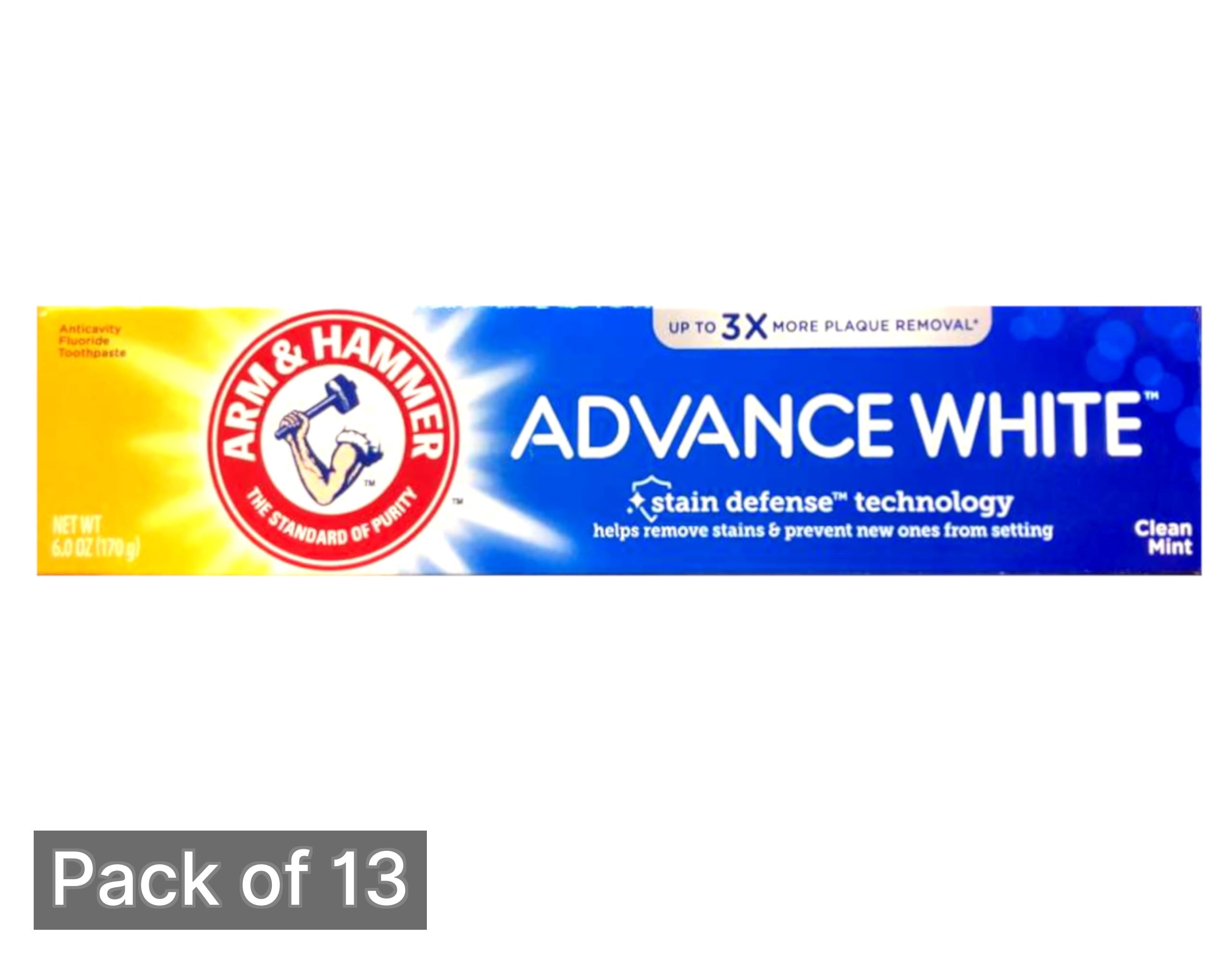 Arm & Hammer Advance White Extreme Whitening Toothpaste 6 oz Tube (Pack ...
