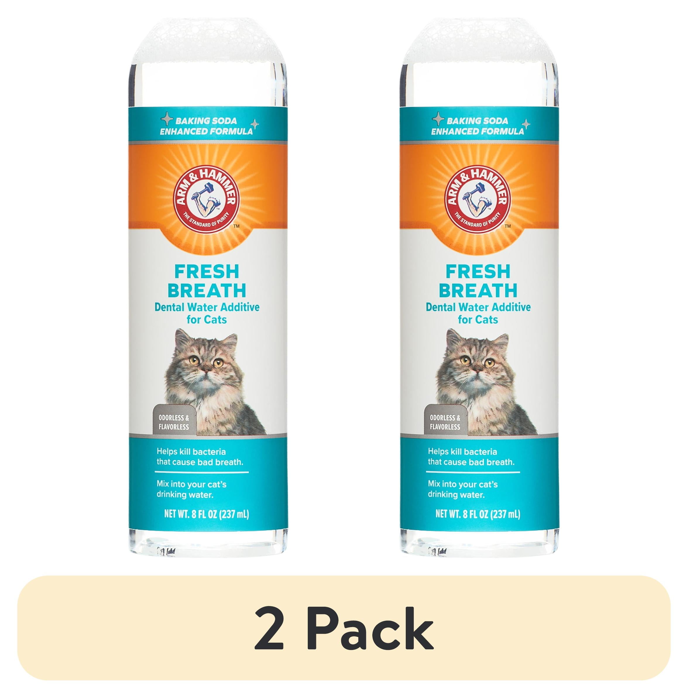 Arm Hammer Advanced Care Dental Water Additive for Cats Mint Flavor 8 fl oz