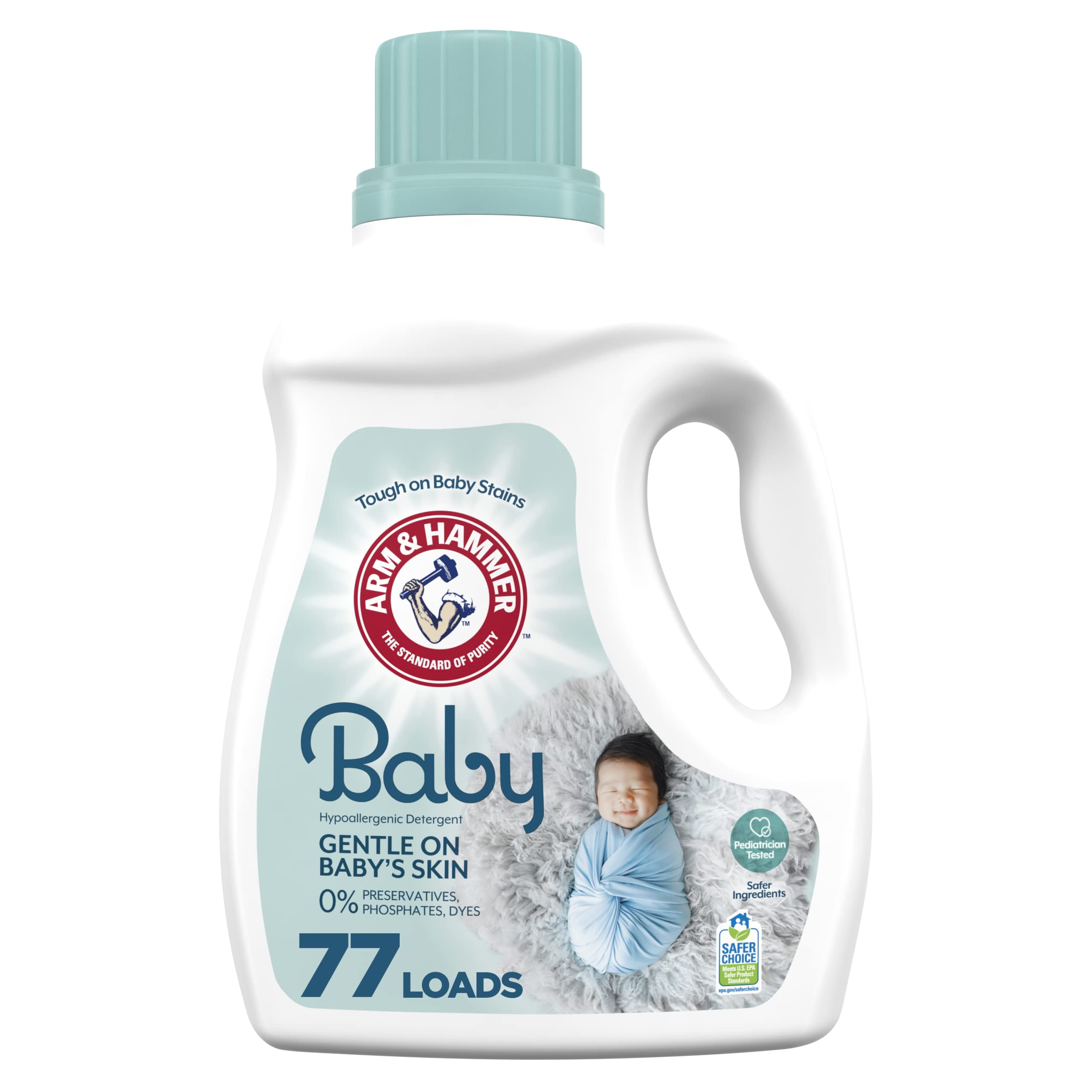 Arm Hammer Baby Liquid Laundry Detergent 77 Loads 100 5 Fl Oz arm-hammer-baby-liquid-laundry-detergent-77-loads-100-5-fl-oz