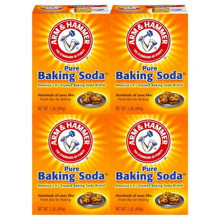 Arm & Hammer Baking Soda, 1 lb., 4 pack