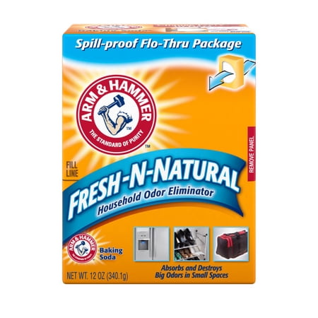 ARM & HAMMER Fresh-N-Natural Cleaning and Odor Eliminotor All Purpose Cleaner with Baking Soda, Fresh, 12oz