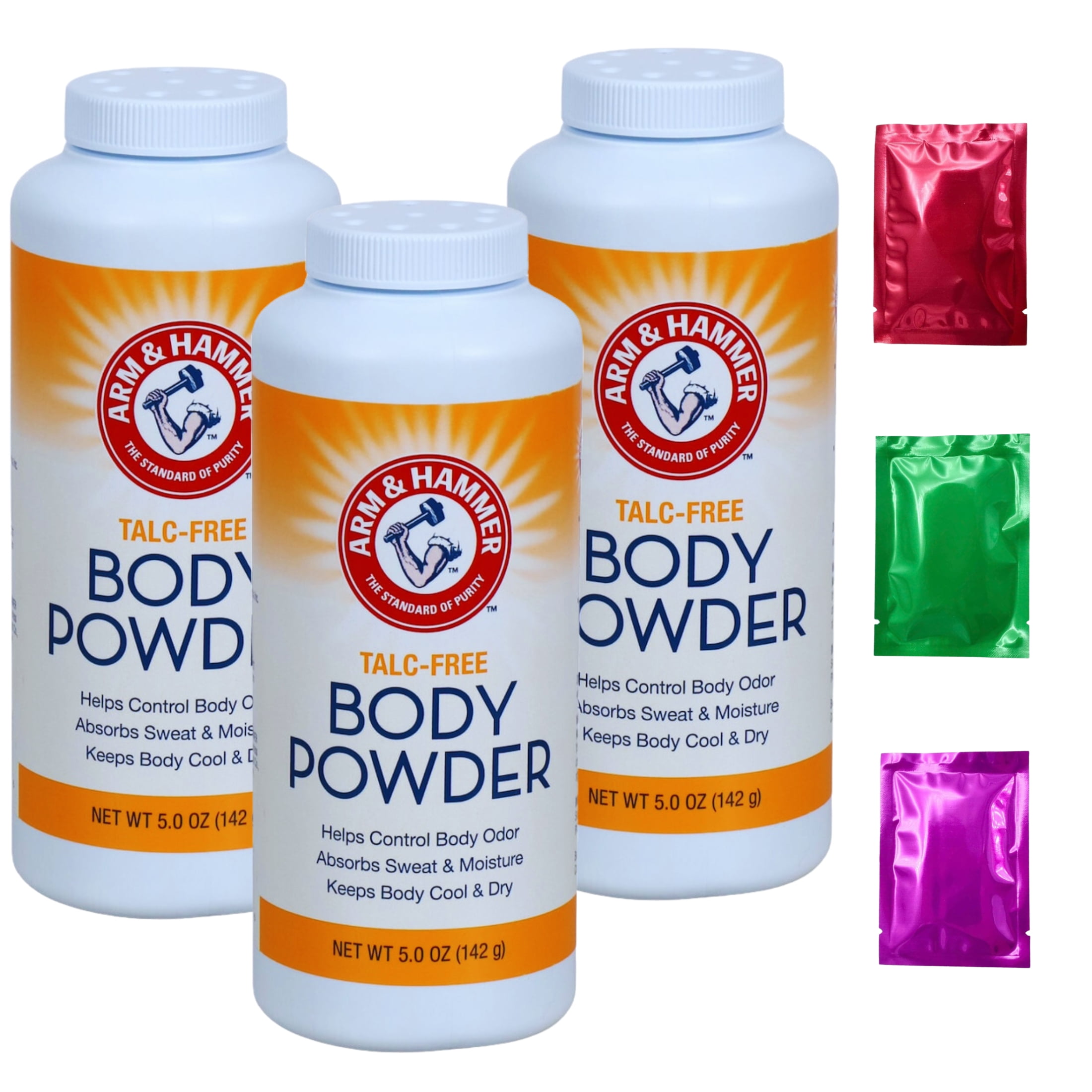 Arm & Hammer Body Powder, 100 Talc Free Body Powder for Body Odor Sweat & Moisture AntiItch