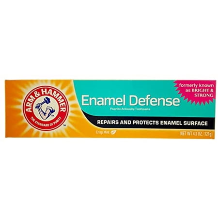 Arm & Hammer Bright & Strong Truly Radiant Toothpaste, Crisp Mint 4.3 Oz (Pack Of 12)