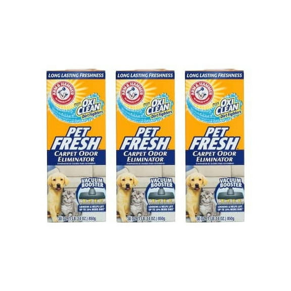 Arm & Hammer Carpet Odor Eliminator Pet Fresh 30 Oz. (Pack of 3)