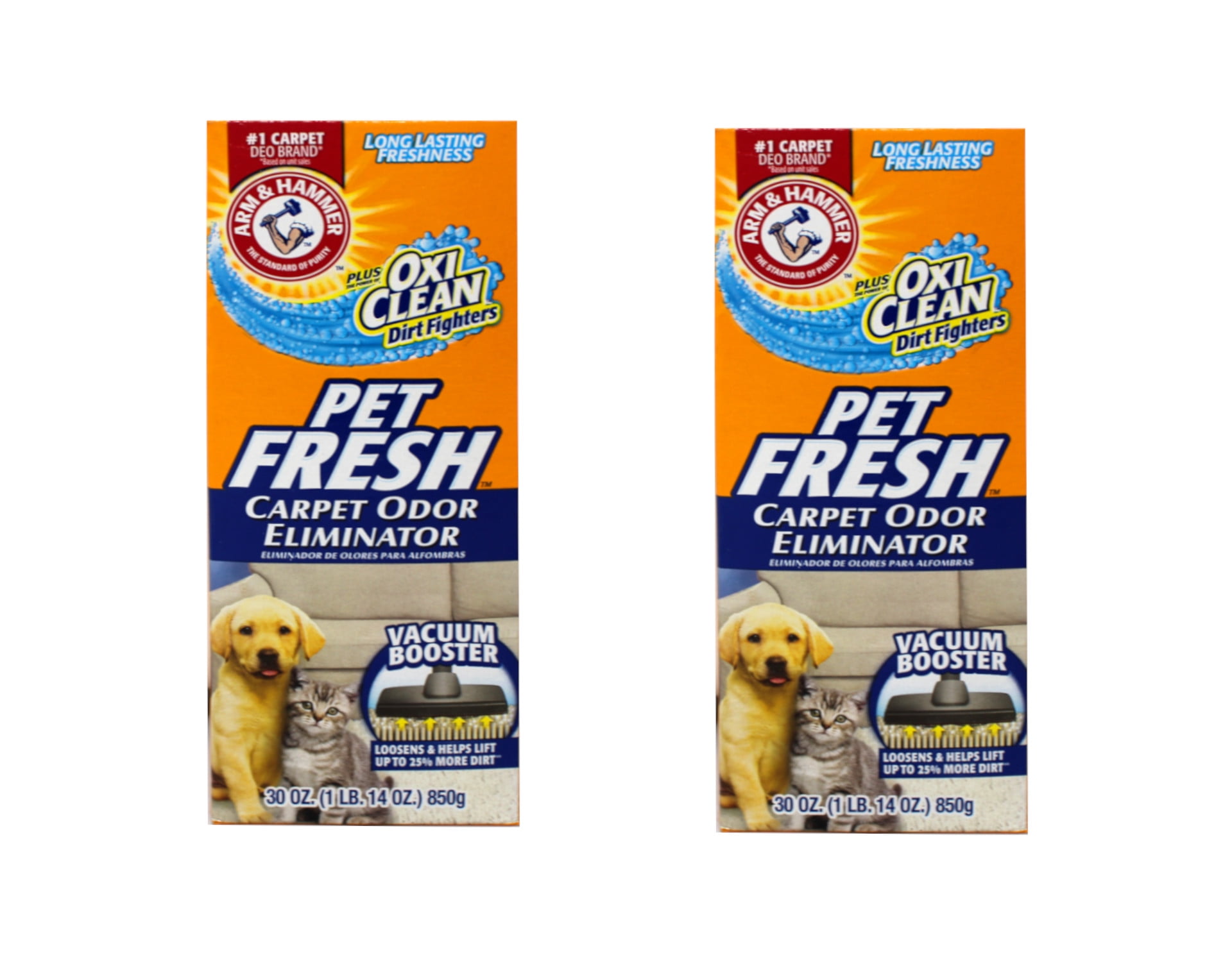 Arm & Hammer Carpet Odor Eliminator, Pet Fresh (30 oz., Pack of 2