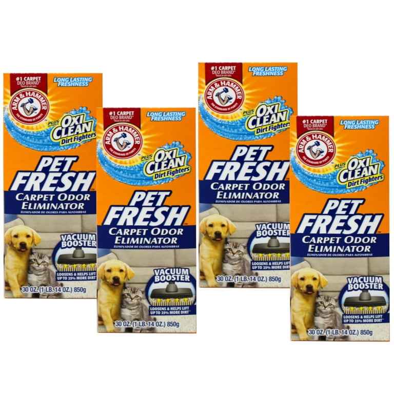 Arm Hammer Carpet Odor Eliminator Pet Fresh 30 oz. Pack of 4
