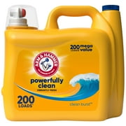 Arm & Hammer Clean Burst, 200 Loads Liquid Laundry Detergent, 200 fl oz
