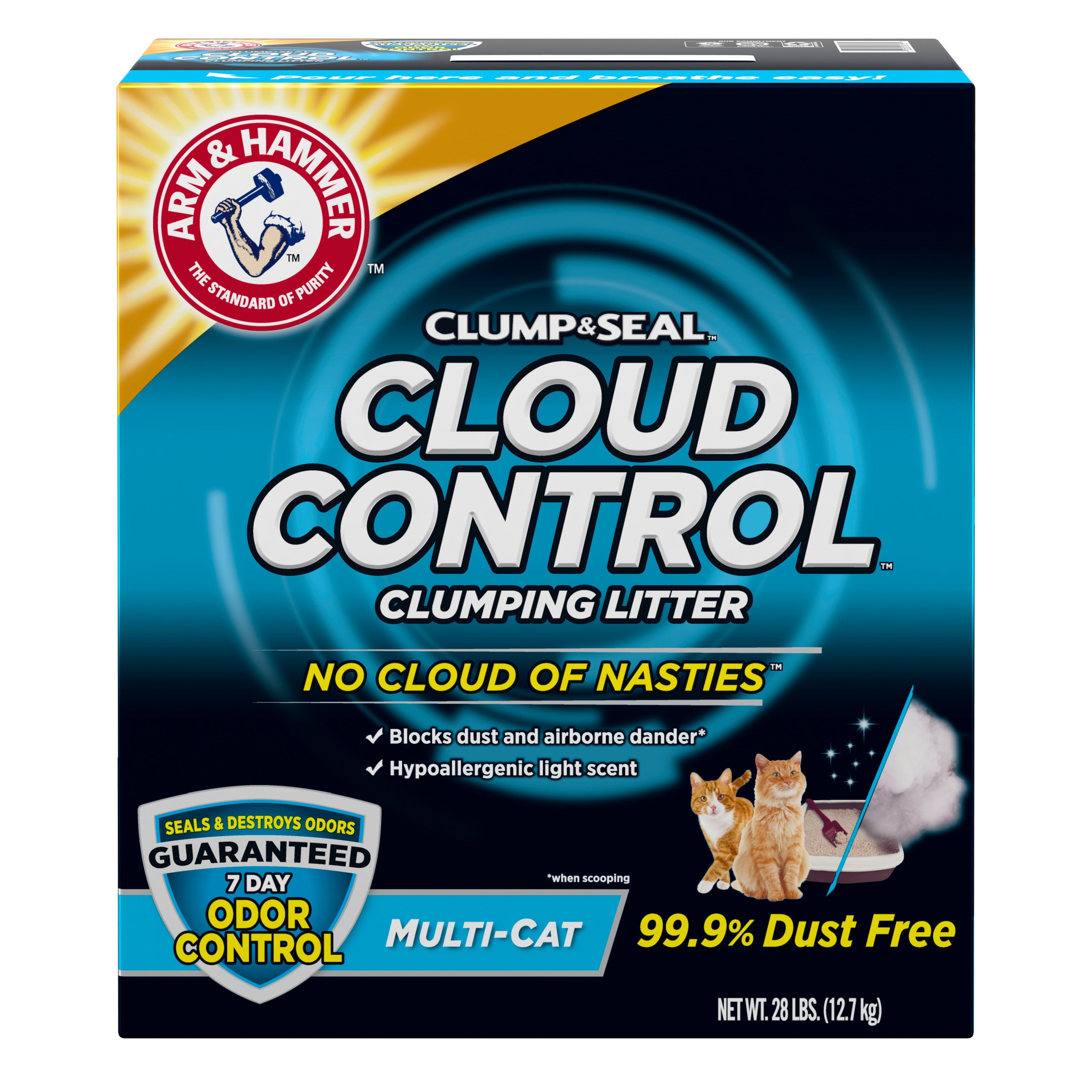 Arm & Hammer Cloud Control MultiCat Clumping Cat Litter with