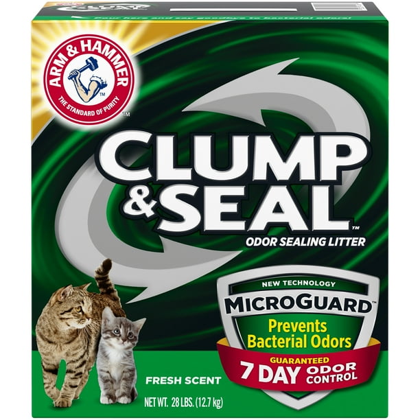 Arm Hammer Clump Seal MicroGuard Cat Litter, 28lb Walmart