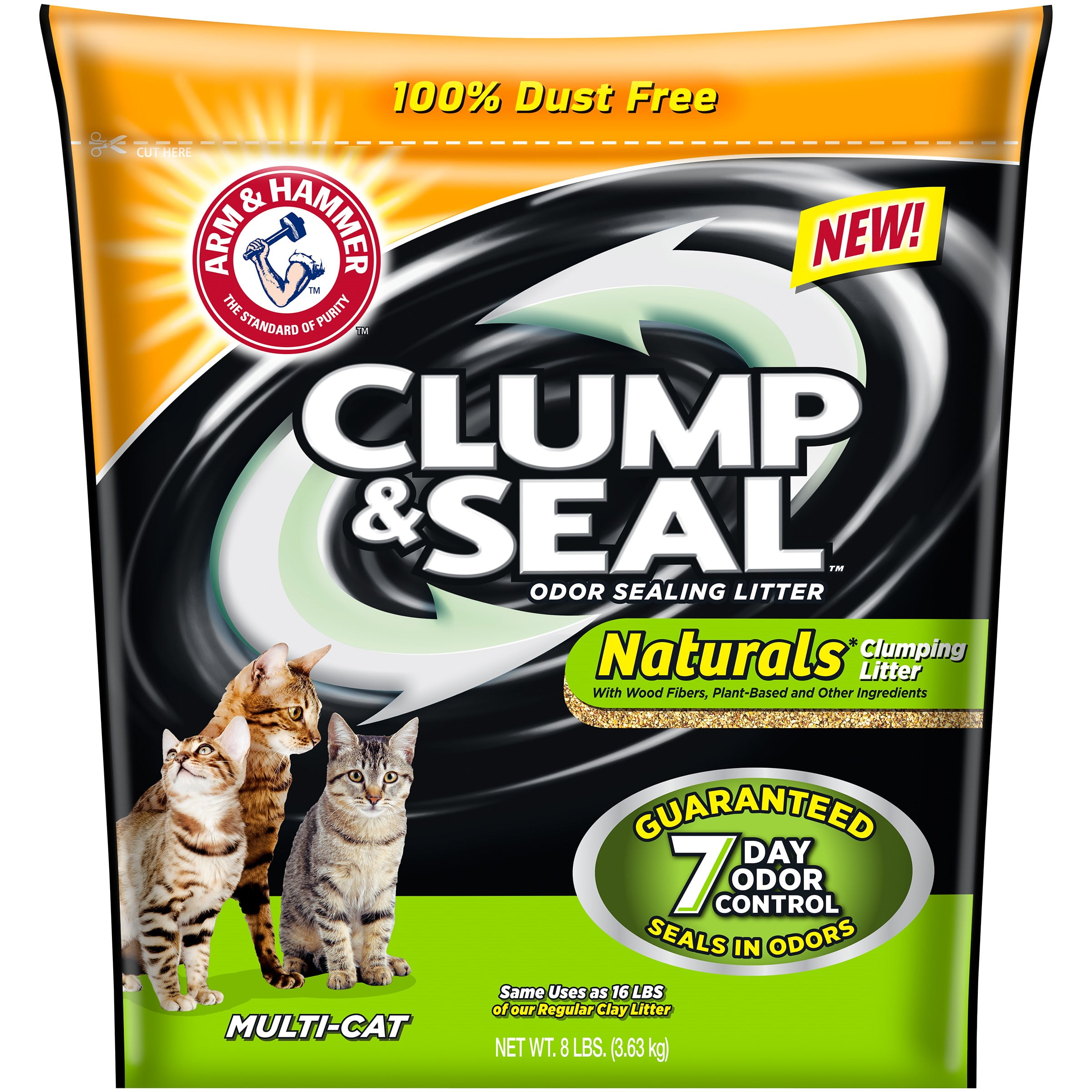 Arm and hammer naturals clumping litter top