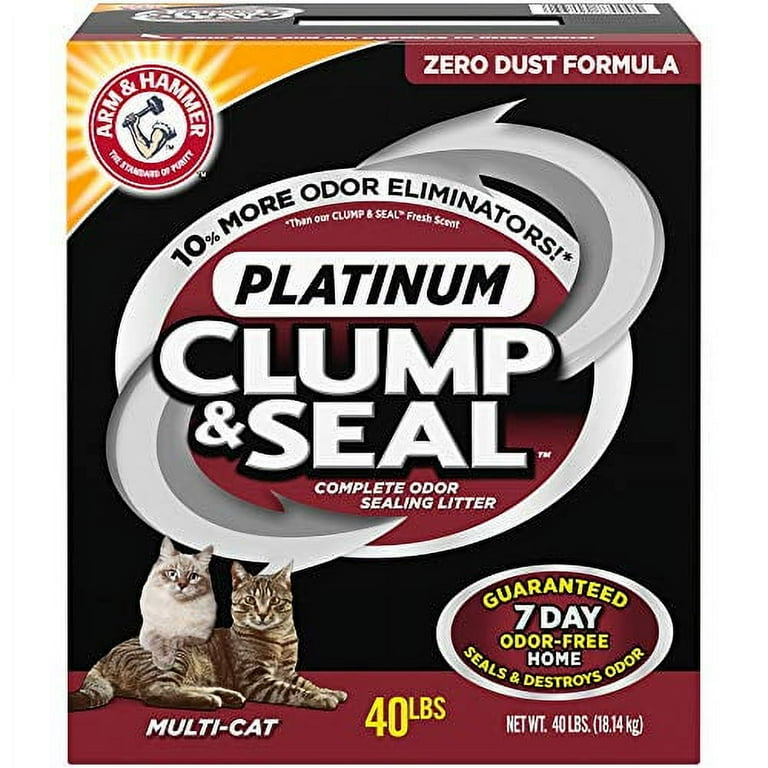 Clump and seal cat litter walmart deals
