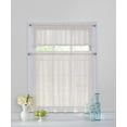 thumbnail image 1 of Arm & Hammer Curtain Fresh™ Odor-Neutralizing Sheer Voile 56 x 36 Tier Pair in Ivory, 1 of 6