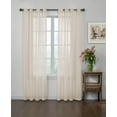thumbnail image 1 of Arm & Hammer Curtain Fresh Odor-Neutralizing Sheer Voile Grommet Single Curtain Panel, Off-White, 59 x 108, 1 of 9