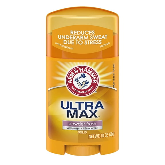 Arm & Hammer Deodorant 1 Ounce Solid Ultra Max Powder(12 Pieces) (29Ml)