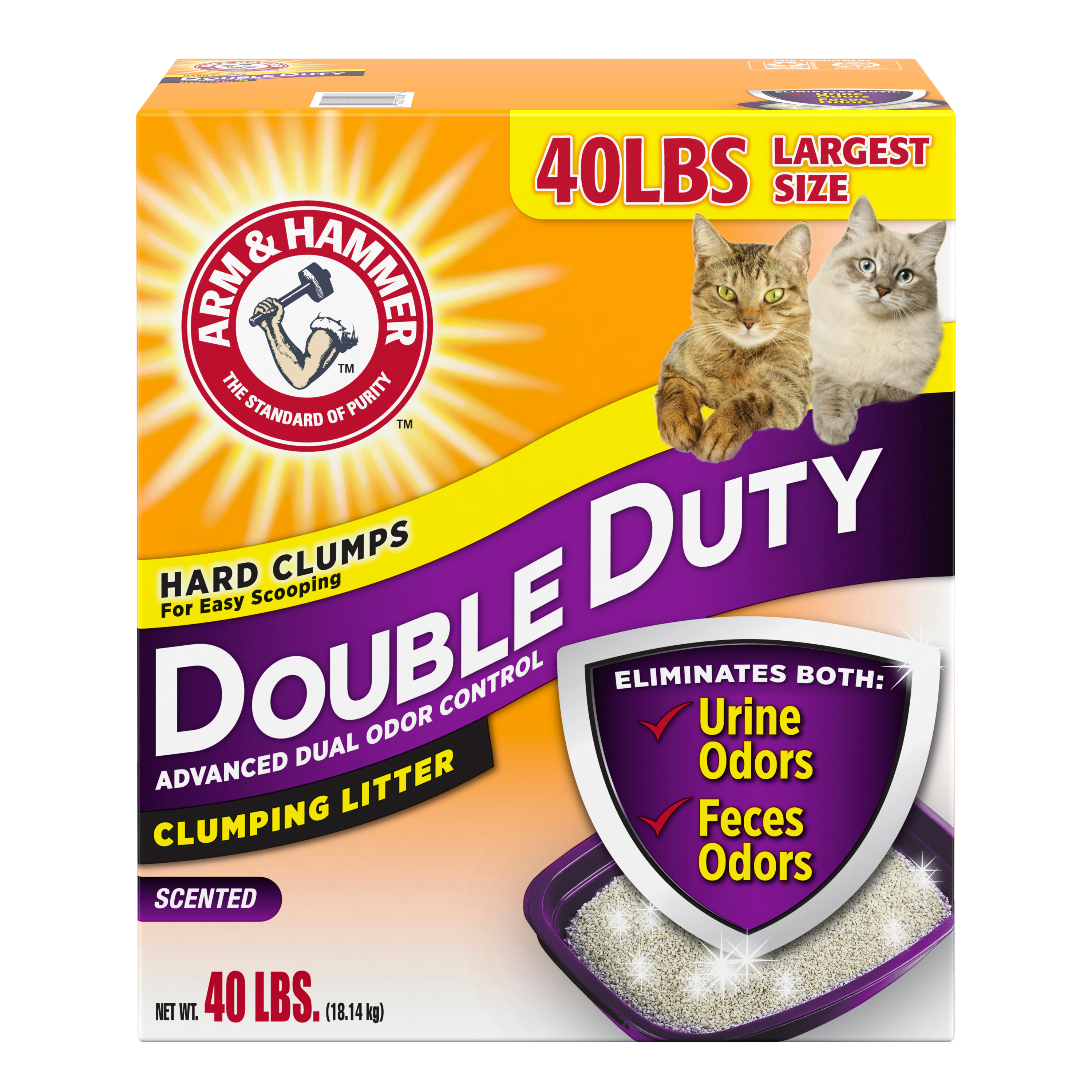 Fresh Step Advanced Clumping Cat Litter, Gain Scent, 99.9 DustFree, 2