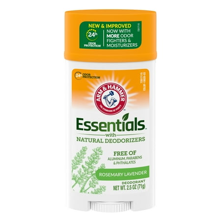 Arm & Hammer Essentials Deodorant- Rosemary Lavender Solid Oval Twin Pack, Ea 2.5 oz, 6 Pack