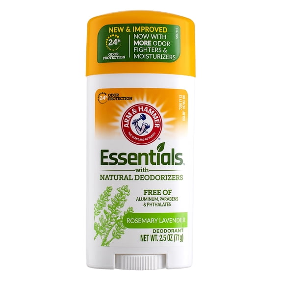 Arm & Hammer Essentials Deodorant Solid, Fresh, 2.5 oz (4 pack) (Bundle)