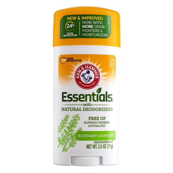 Arm & Hammer Essentials Deodorant Solid, Fresh, 2.5 oz (4 pack) (Bundle)