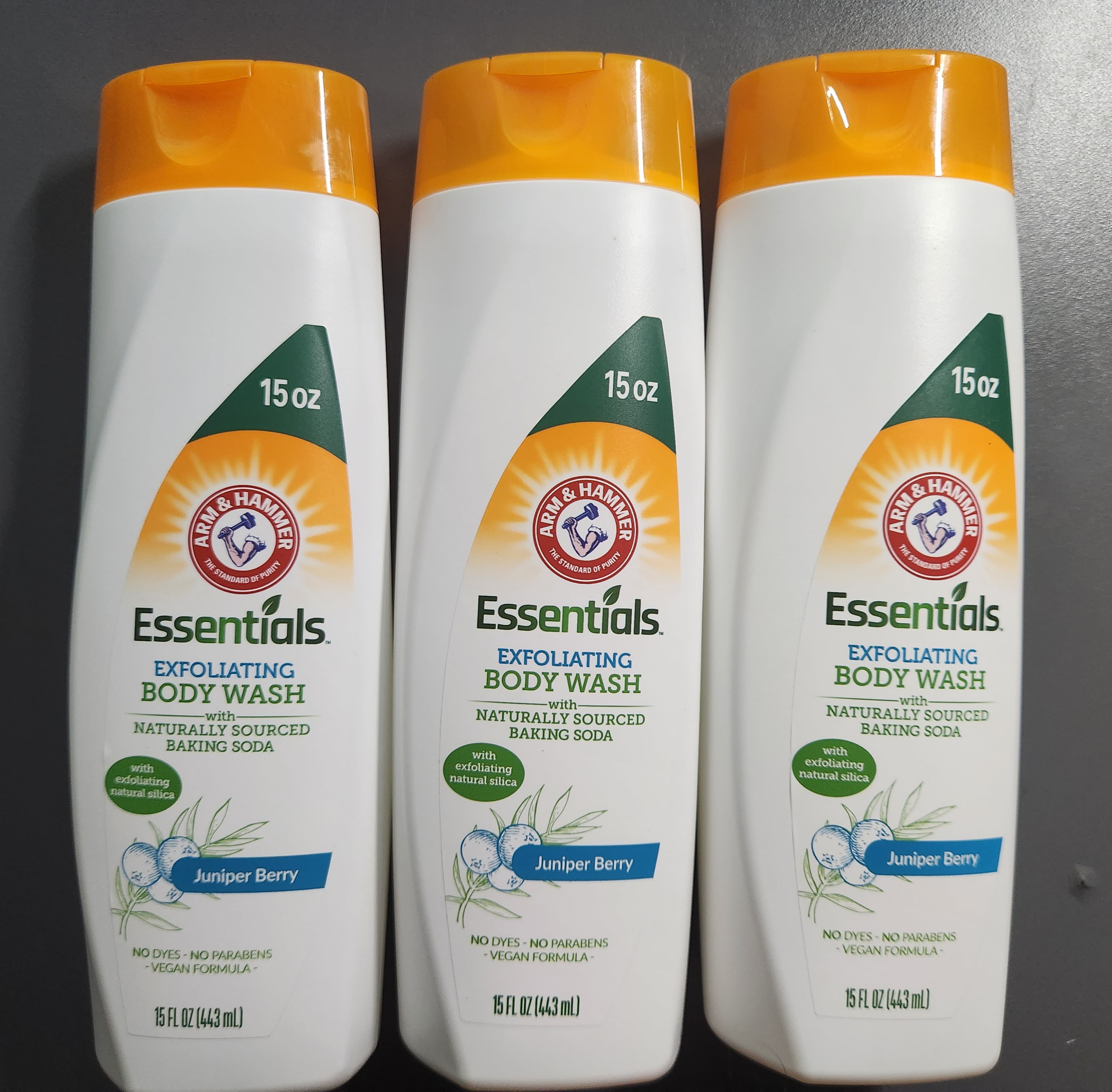 Arm & Hammer Essentials Exfoliating Body Wash Juniper Berry (15 oz) 3