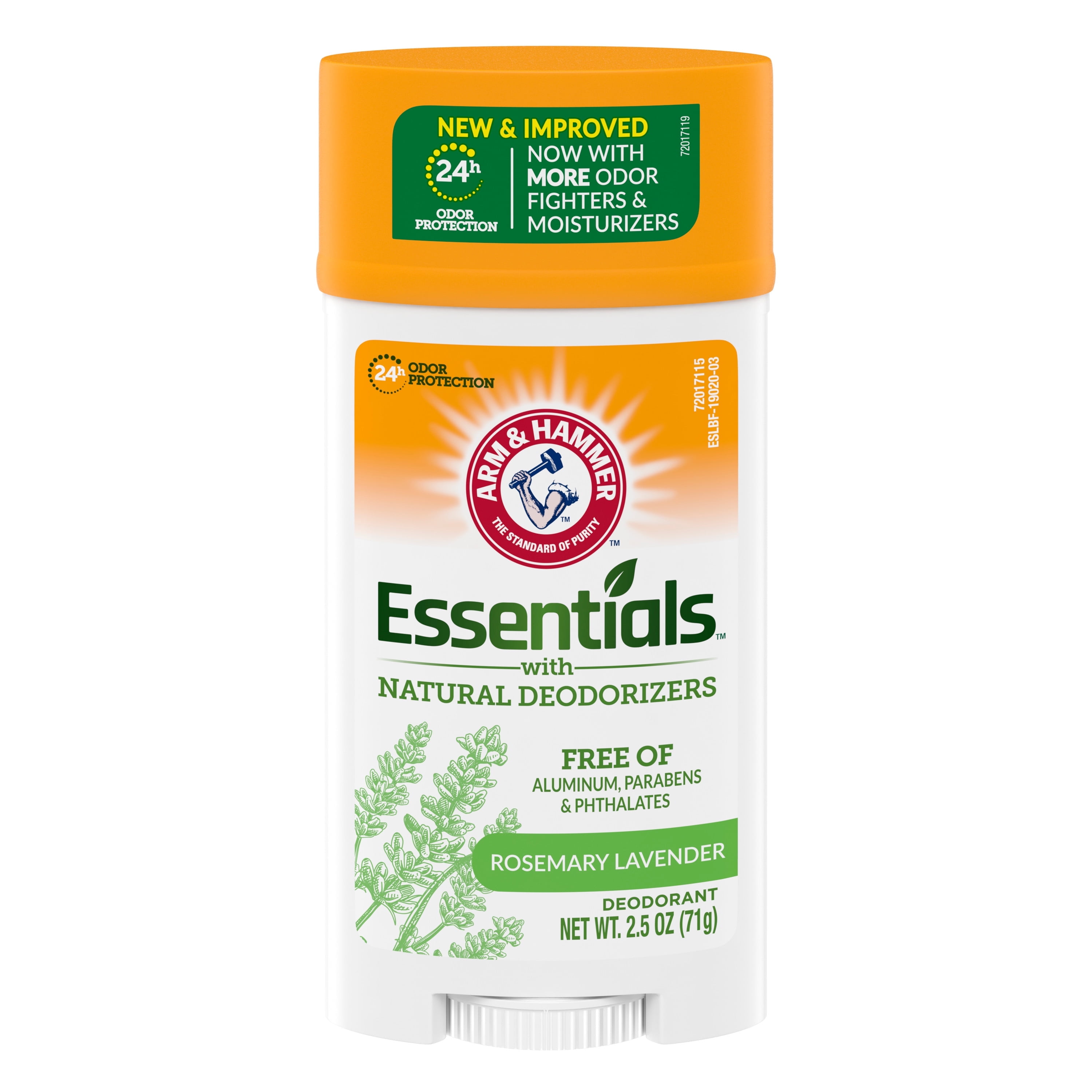 Arm & Hammer Essentials Men Deodorant with Natural Deodorizers Rosemary ...