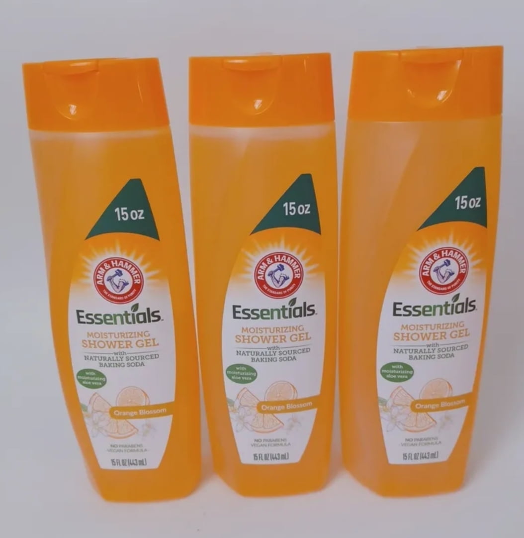 Arm & Hammer Essentials Moisturizing Shower Gel Orange Blossom 15 FL OZ