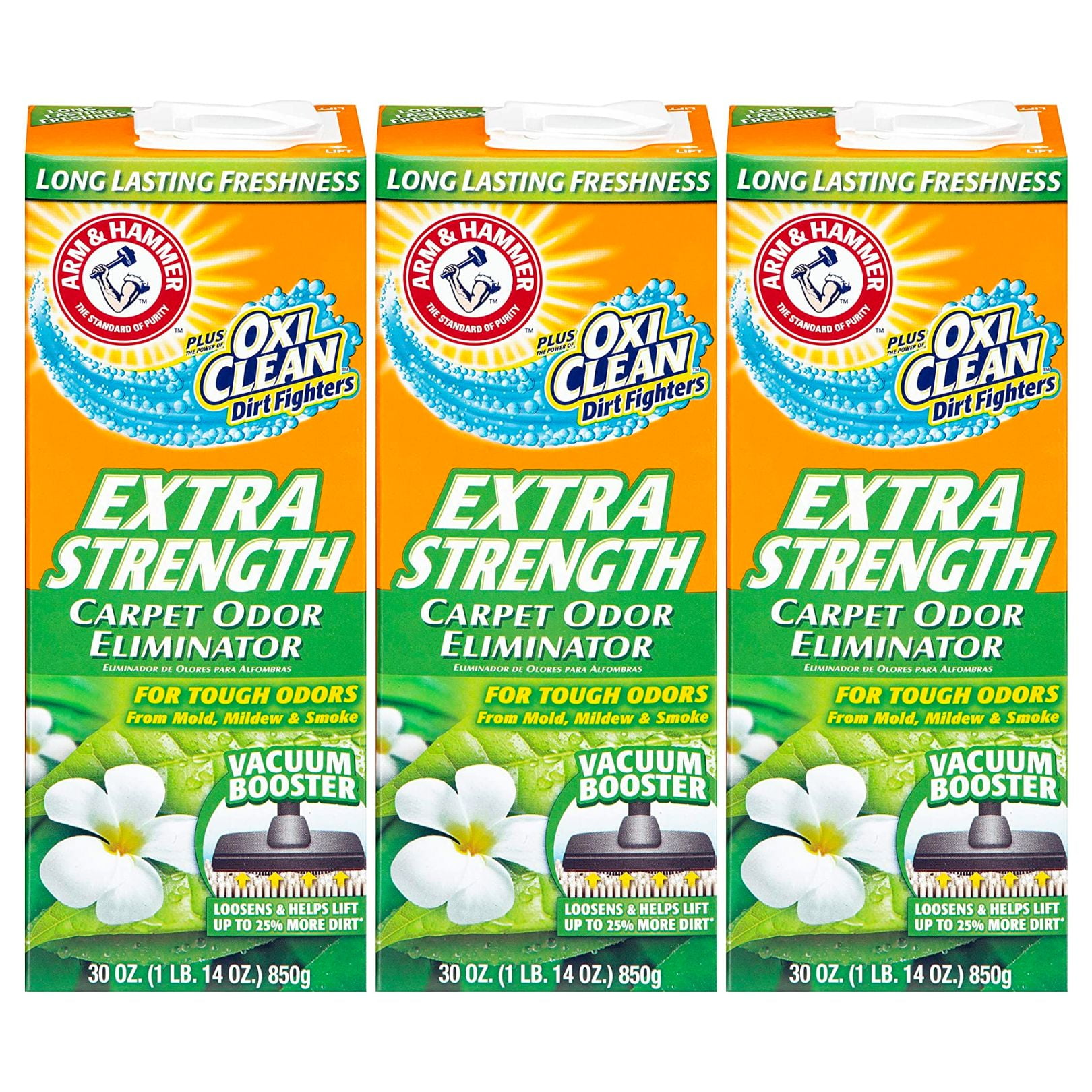 Arm & Hammer Extra Strength Carpet Cleaners (16.3 oz., Pack of 3