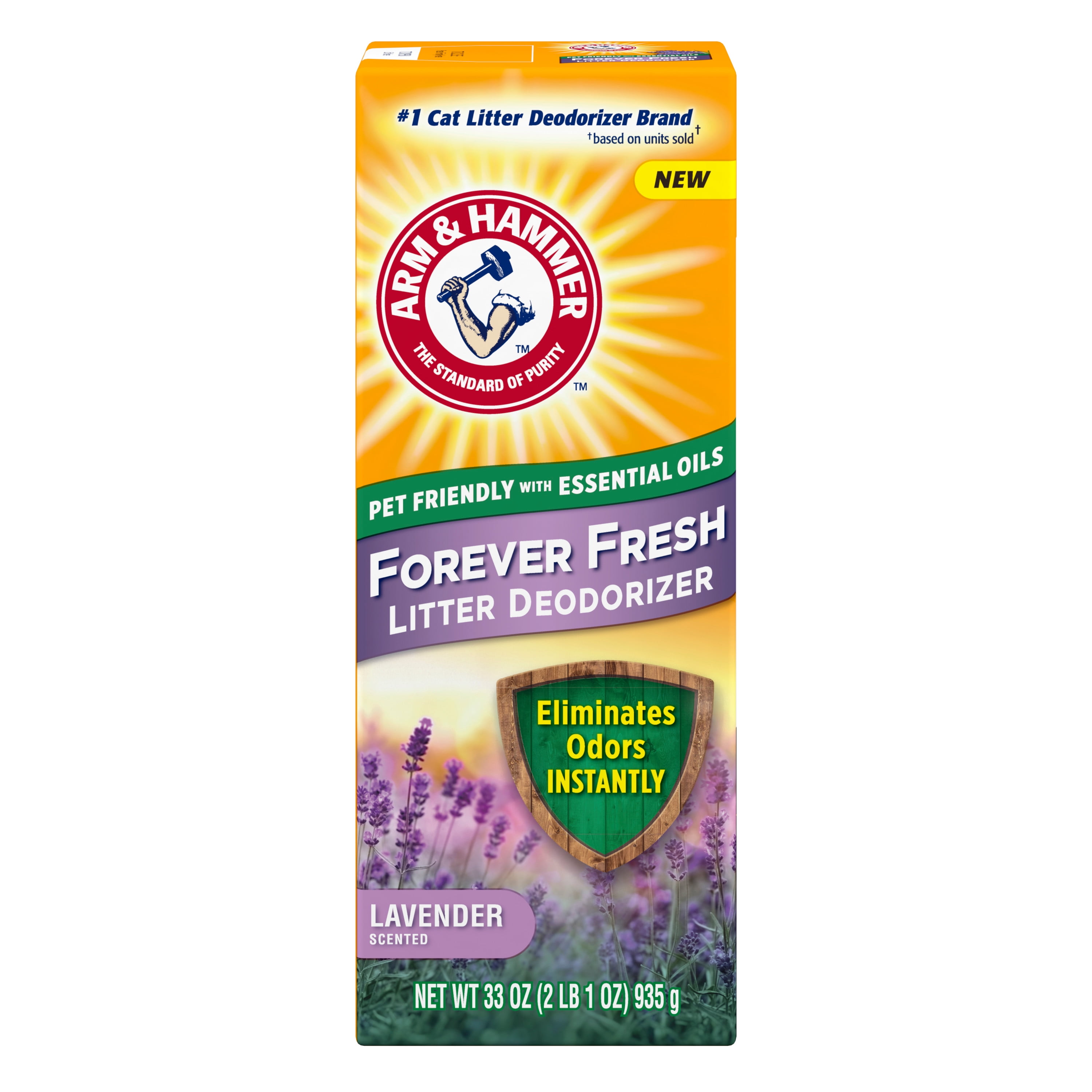 Arm & Hammer Forever Fresh Cat Litter Deodorizer, PetFriendly Lavender