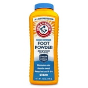 Arm & Hammer Fresh Scent Odor Defense Foot Powder, 7 oz